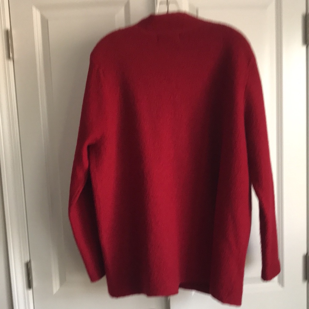 Red wool jacket - Picture 3 of 5